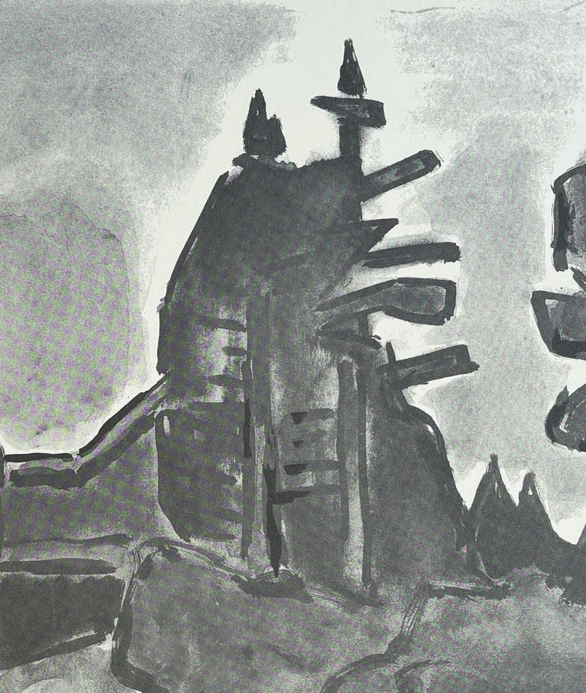 Schmidt-Rottluff, Composition, 1966, Lithograph - 3