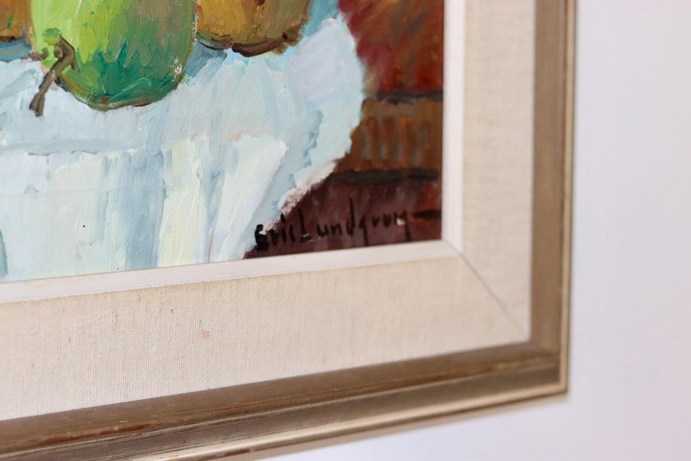 Eric Lundgren, Fruit Bowl, 1920s, Oil on Canvas - 2