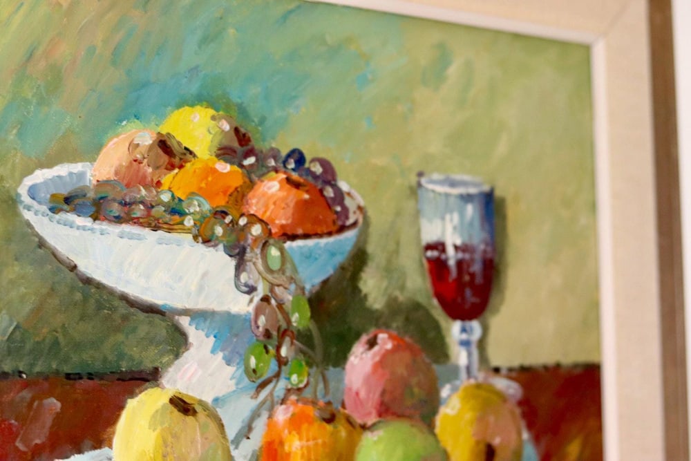 Eric Lundgren, Fruit Bowl, 1920s, Oil on Canvas - 4