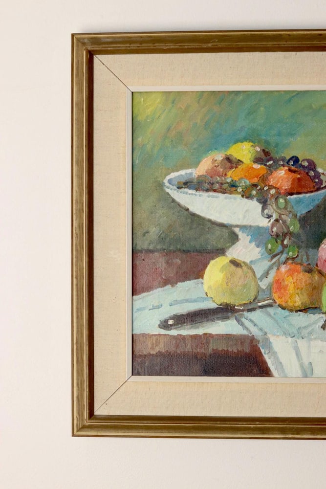 Eric Lundgren, Fruit Bowl, 1920s, Oil on Canvas - 7