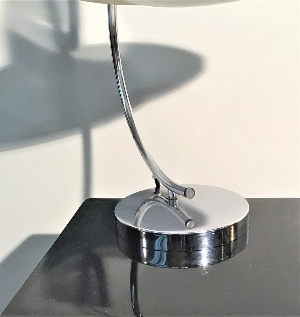 Space Age Steel Table Lamp, 1960s - 6