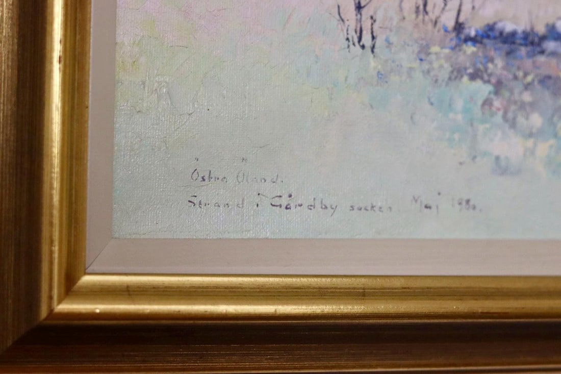 Jim Ronald Lindholm, Beach in Gårdby Parish, 1950s - 2