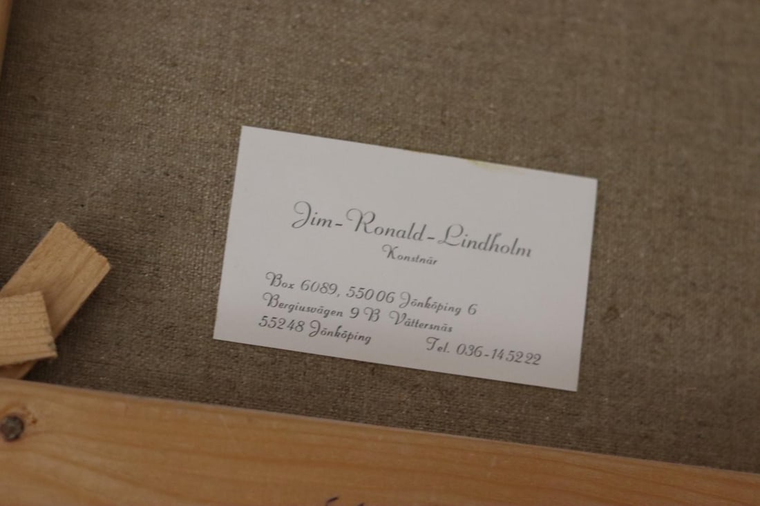 Jim Ronald Lindholm, Beach in Gårdby Parish, 1950s - 4