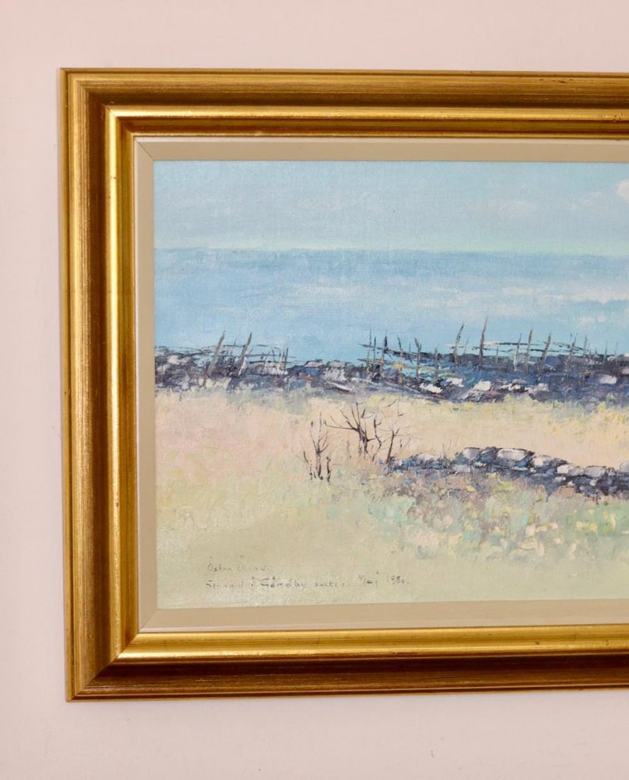 Jim Ronald Lindholm, Beach in Gårdby Parish, 1950s - 9