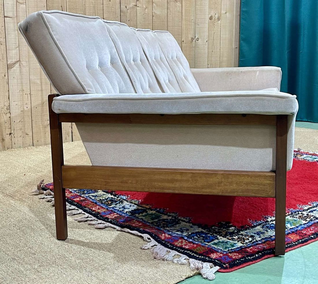 Scandinavian 4-Seater Sofa in Teak, 1970s - 13