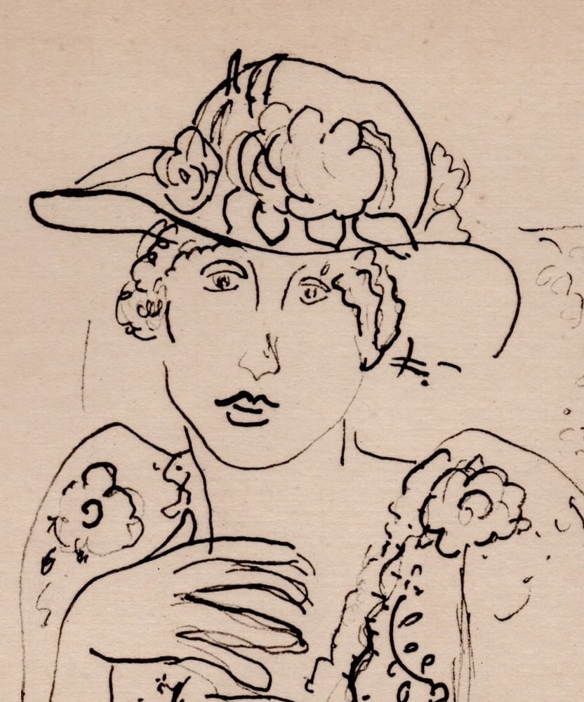 Matisse, Sitting Girl, Original Lithograph, 1920 - 14