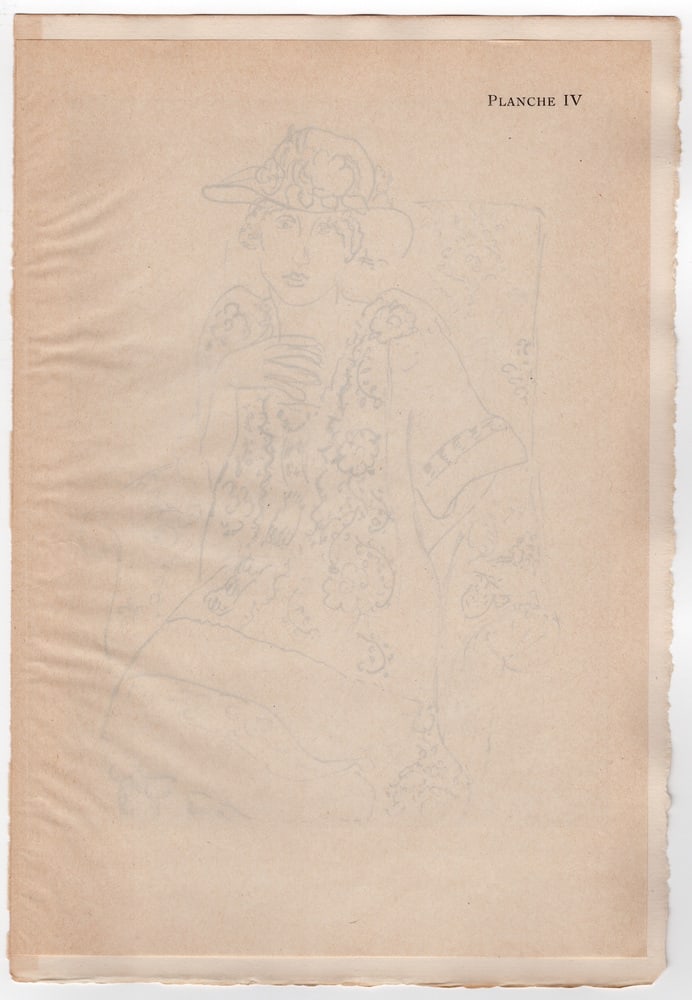 Matisse, Sitting Girl, Original Lithograph, 1920 - 20