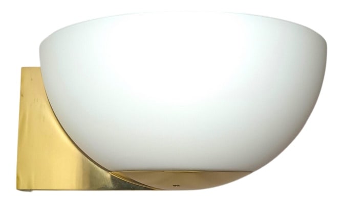 Opaline Glass Sconce from Glashütte Limburg, 1970s (1 of 11)