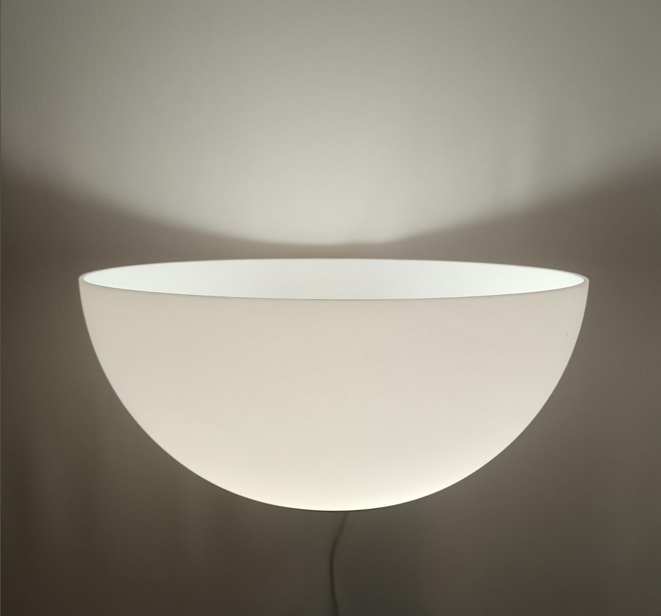 Opaline Glass Sconce from Glashütte Limburg, 1970s - 2