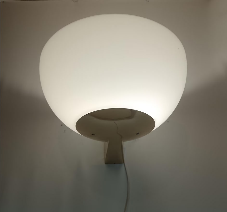 Opaline Glass Sconce from Glashütte Limburg, 1970s - 5