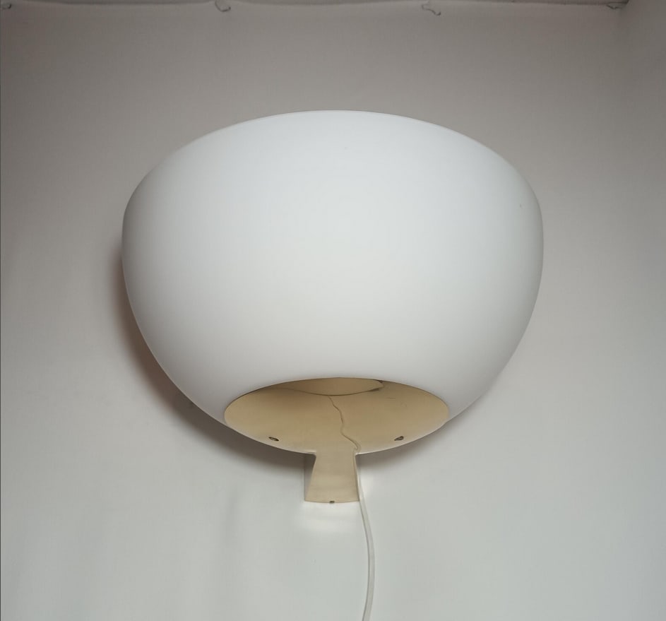 Opaline Glass Sconce from Glashütte Limburg, 1970s - 6