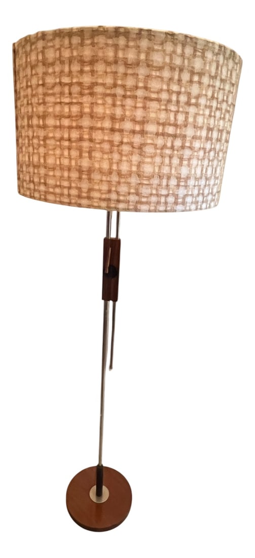 Chrome Metal Floor Lamp from Temde Leuchten, 1950s (1 of 20)