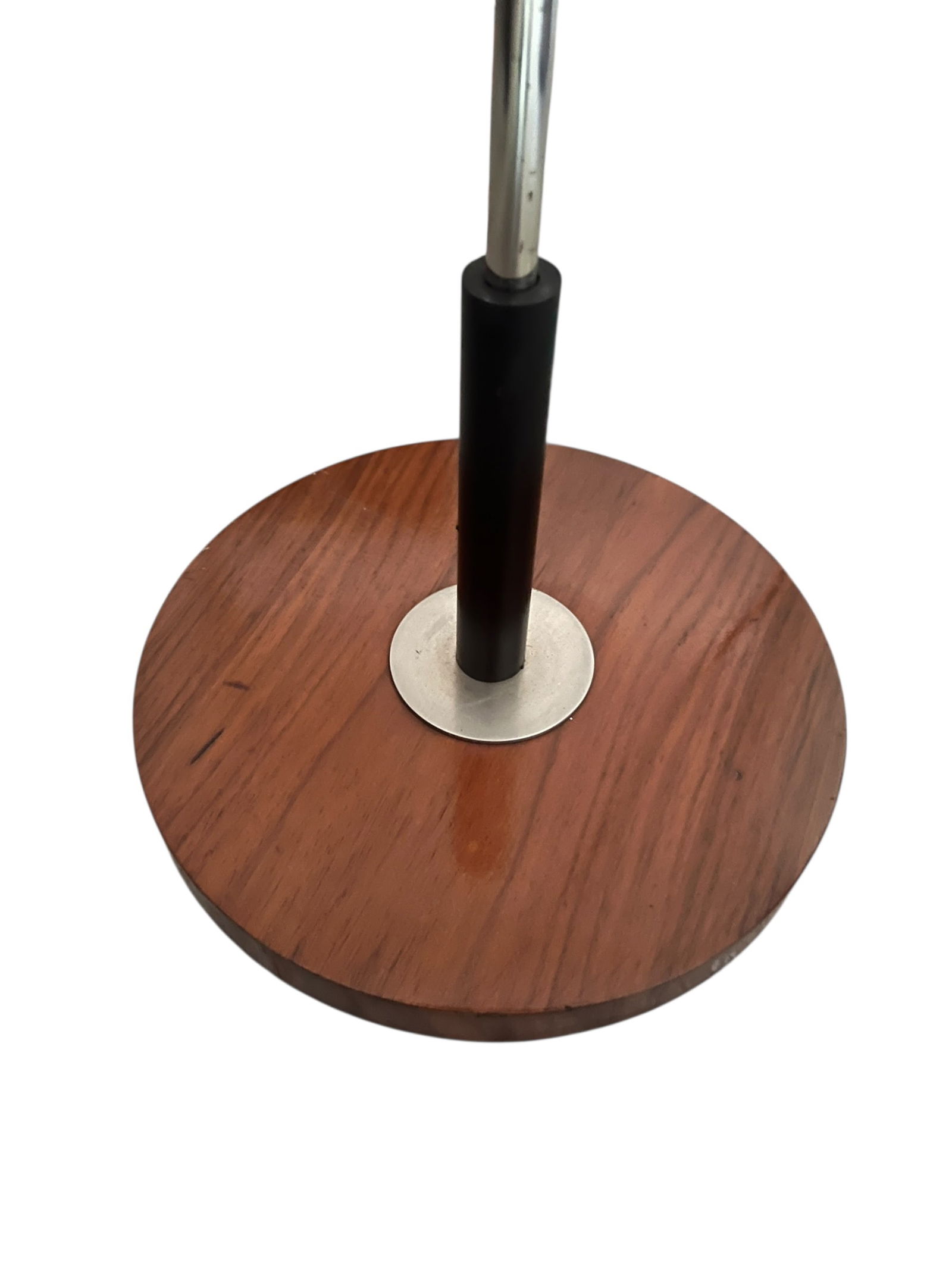 Chrome Metal Floor Lamp from Temde Leuchten, 1950s - 20