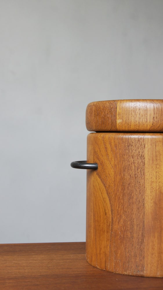 Mid-Century Teak Ice Bucket from Digsmed, 1960s - 2