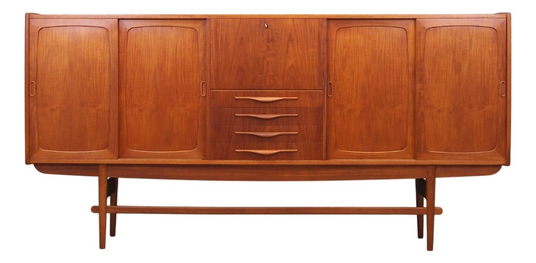 Vintage Danish Teak Highboard, 1960s (1 of 16)