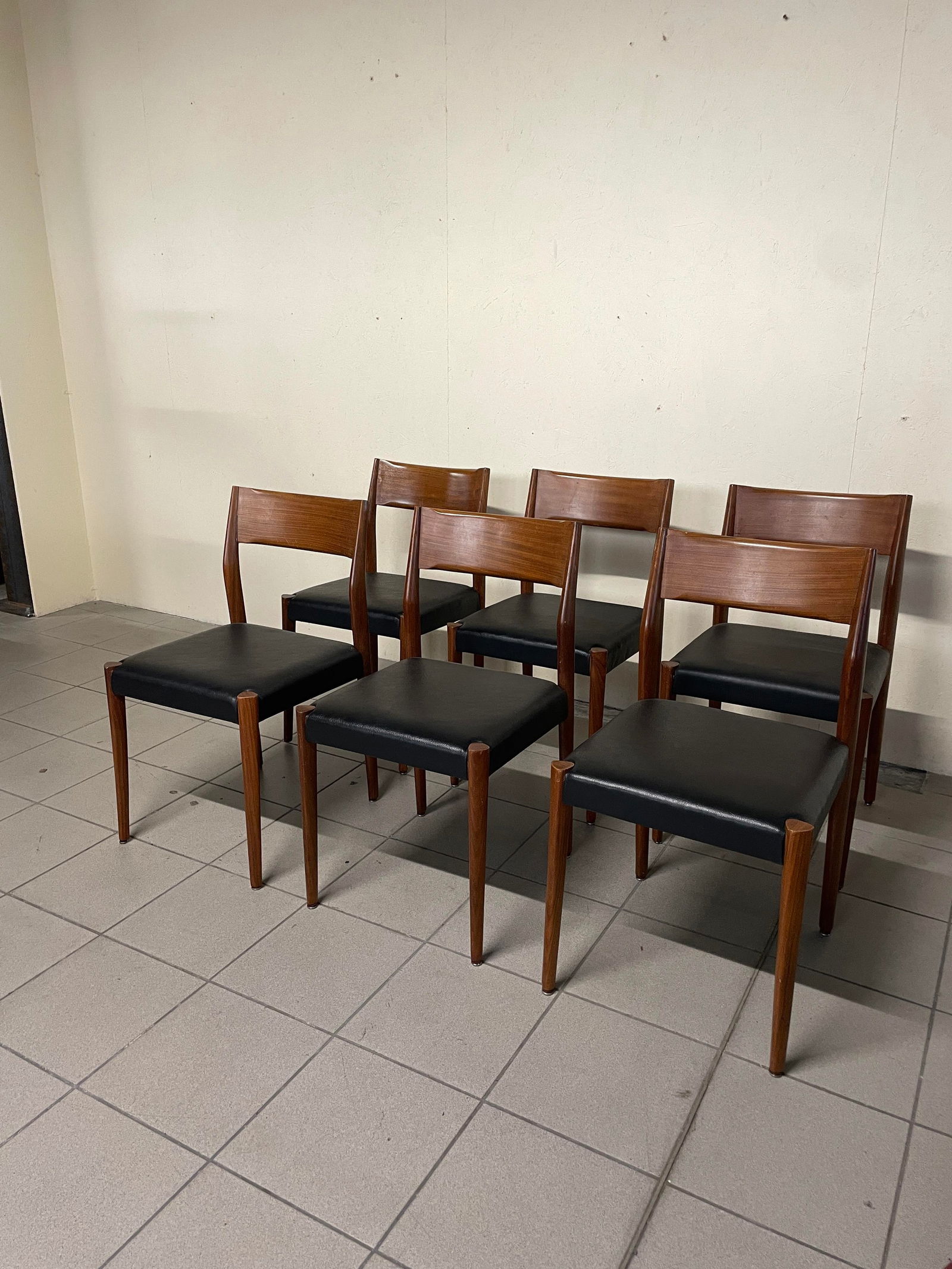 Vintage Scandinavian Chairs, 1960s, Set of 6 - 16