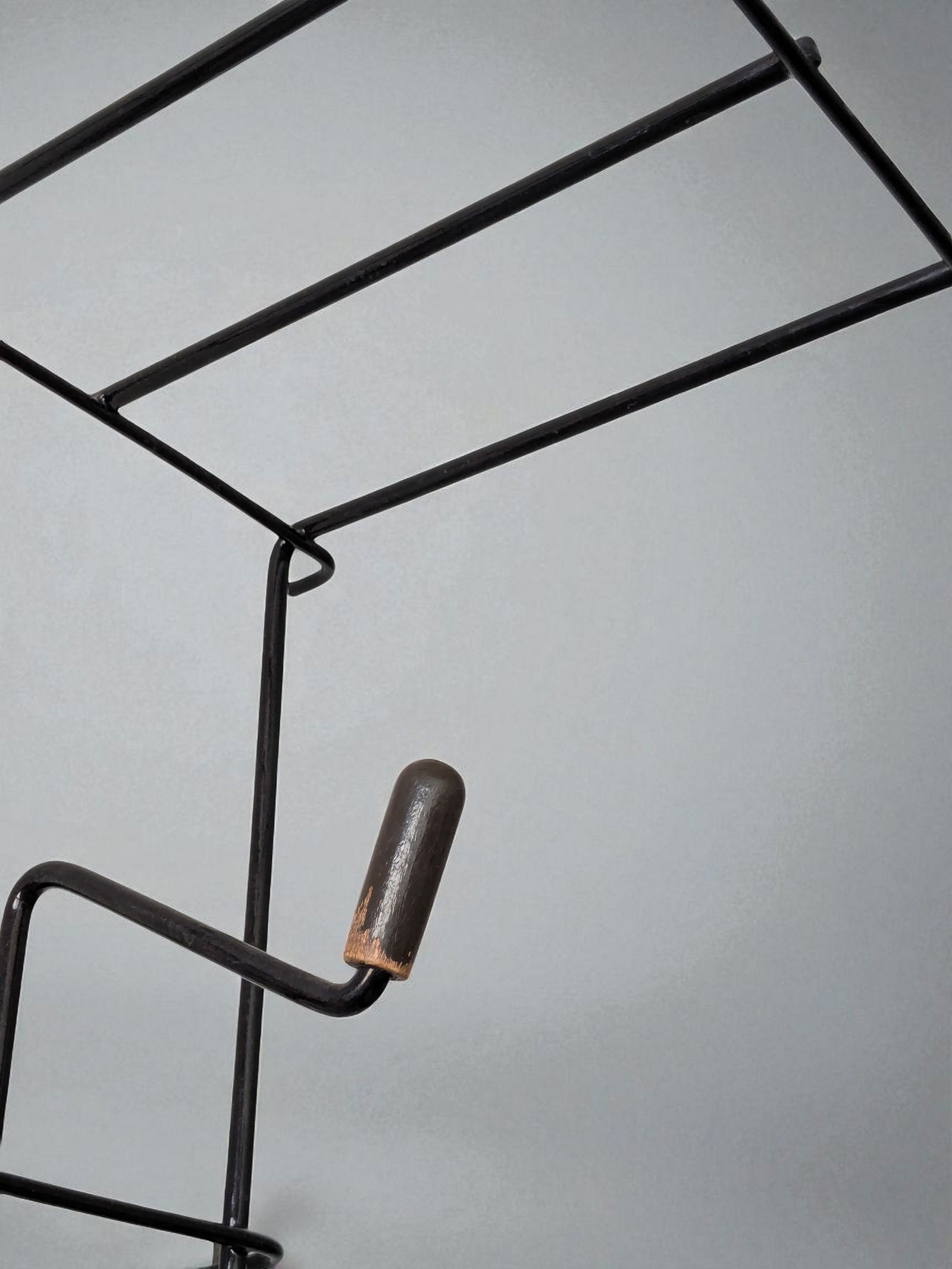 Metal Wall Coat Rack by Drahtwerke Erlau, 1960s - 5
