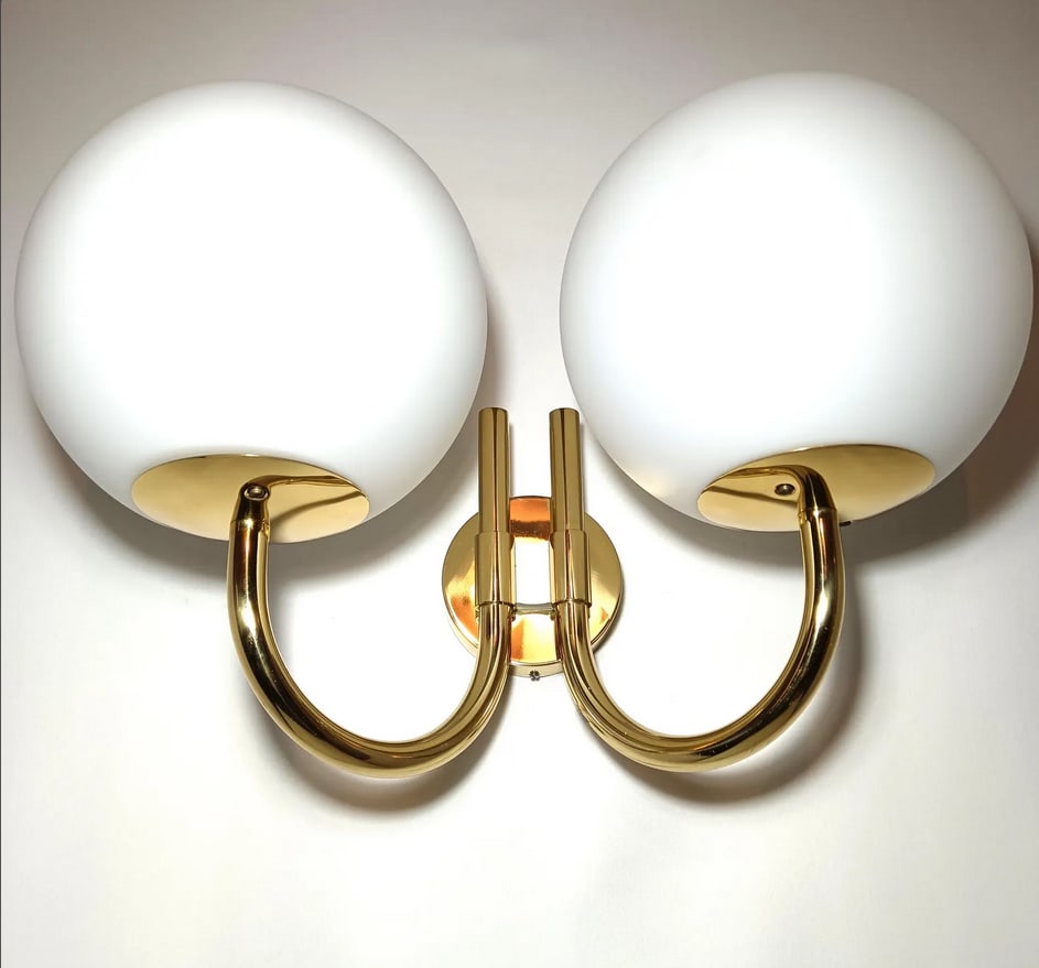 Vintage Sconce from Glashutte Limburg, 1970s - 2