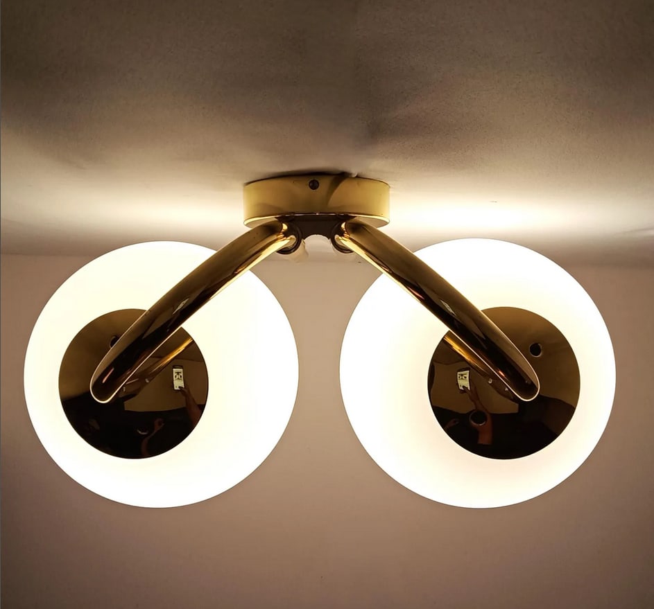 Vintage Sconce from Glashutte Limburg, 1970s - 3