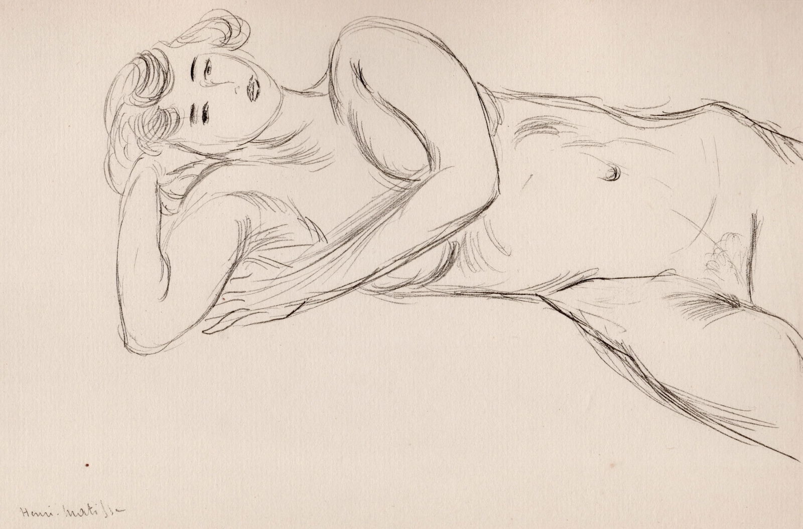 Henri Matisse, Lying Nude Girl, 1920, Lithograph - 2