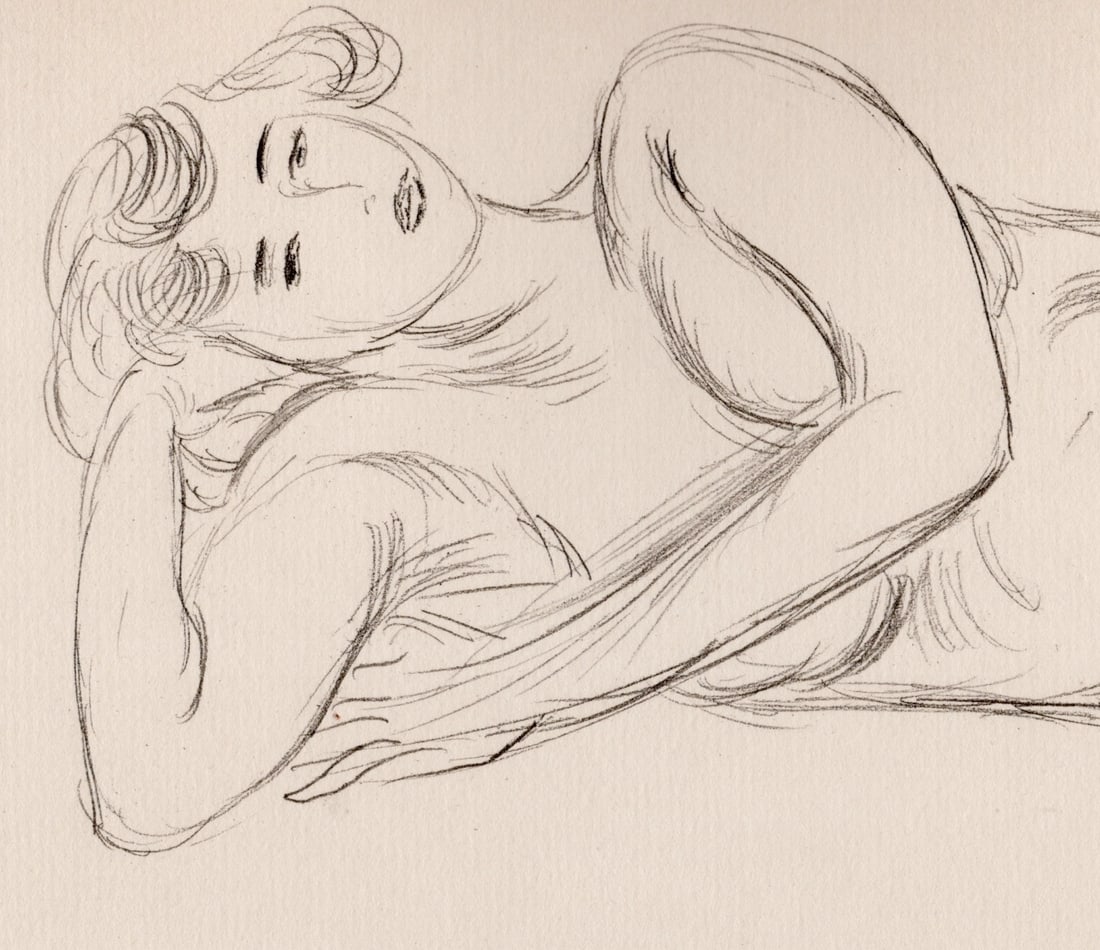 Henri Matisse, Lying Nude Girl, 1920, Lithograph - 5