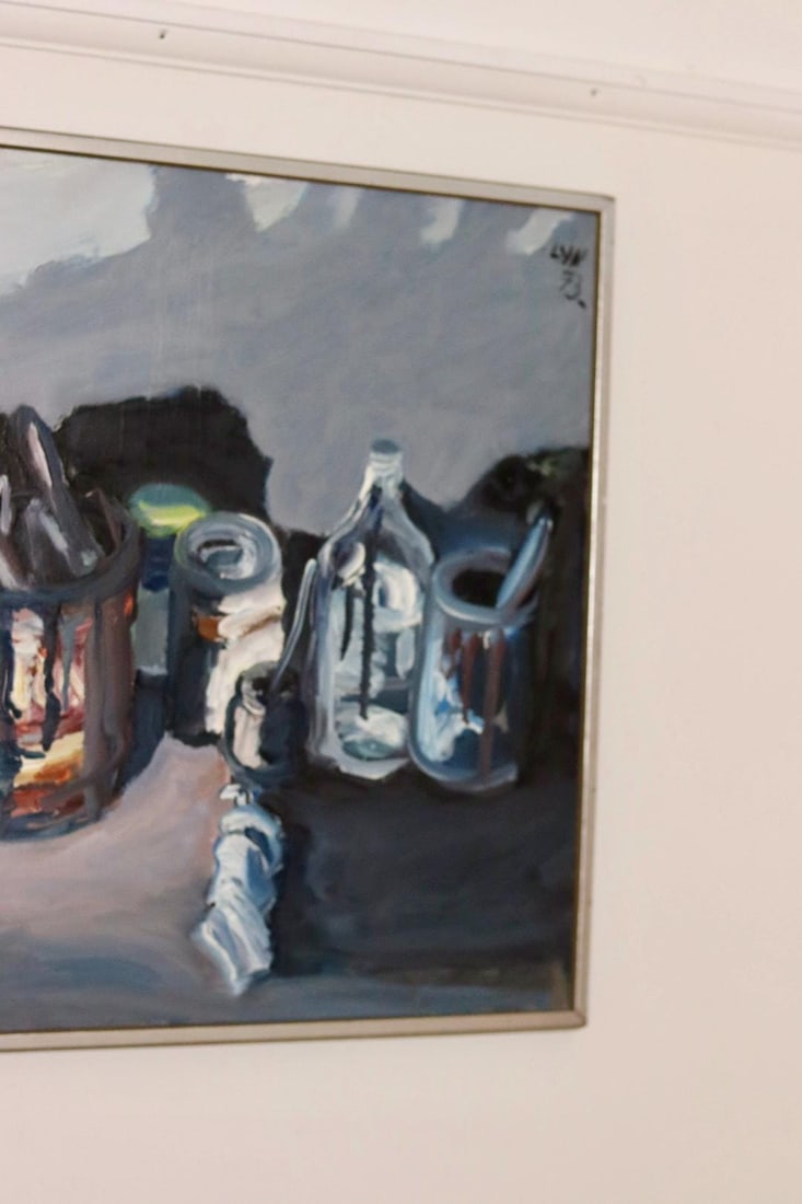 Nilsson, Still Life with Paint Pots, 1950s, Oil - 2