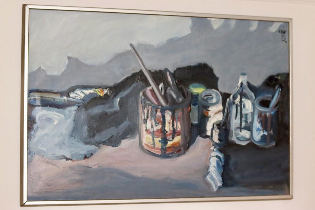 Nilsson, Still Life with Paint Pots, 1950s, Oil - 6