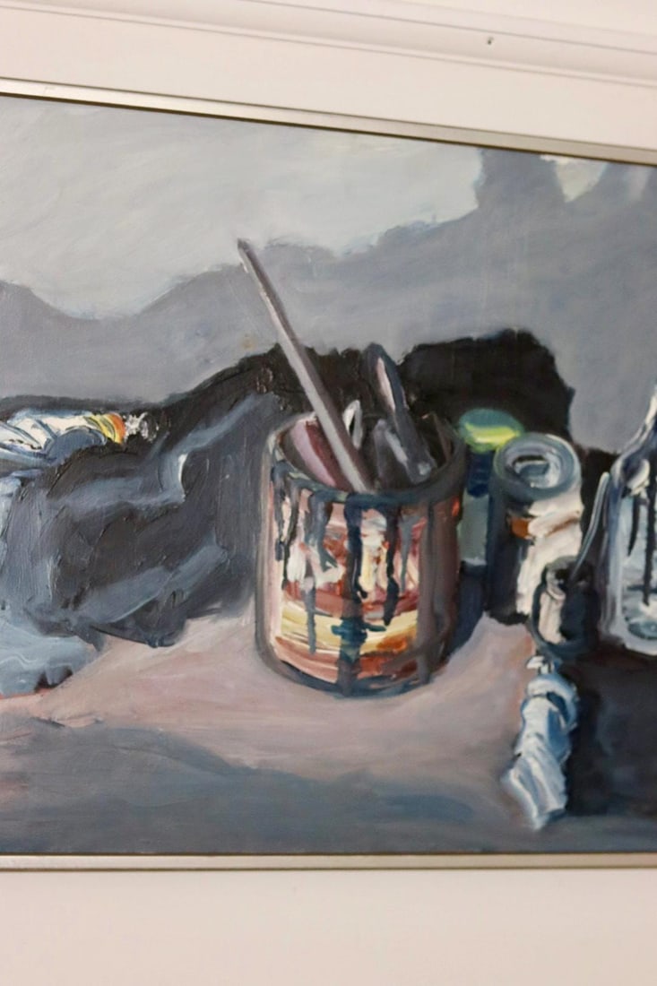 Nilsson, Still Life with Paint Pots, 1950s, Oil - 8