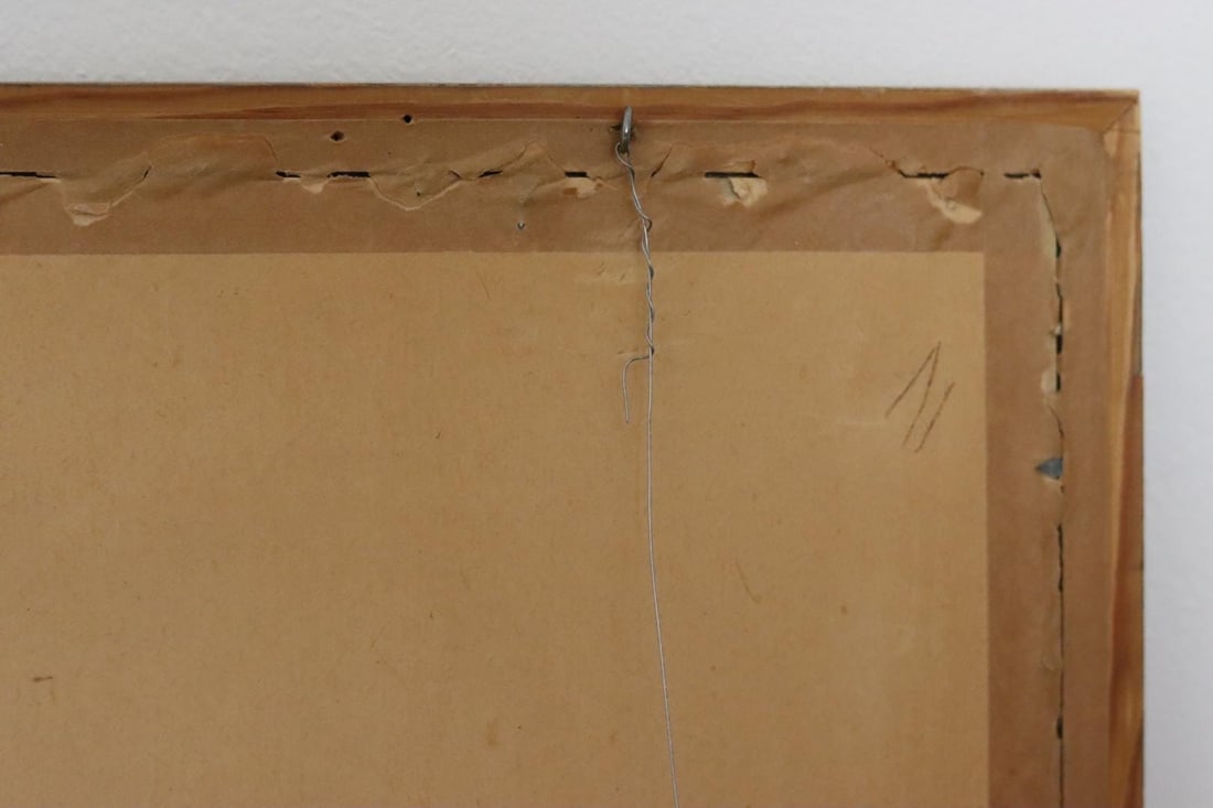 Jonne Bergström, Street, 1952, Watercolor, Framed - 15