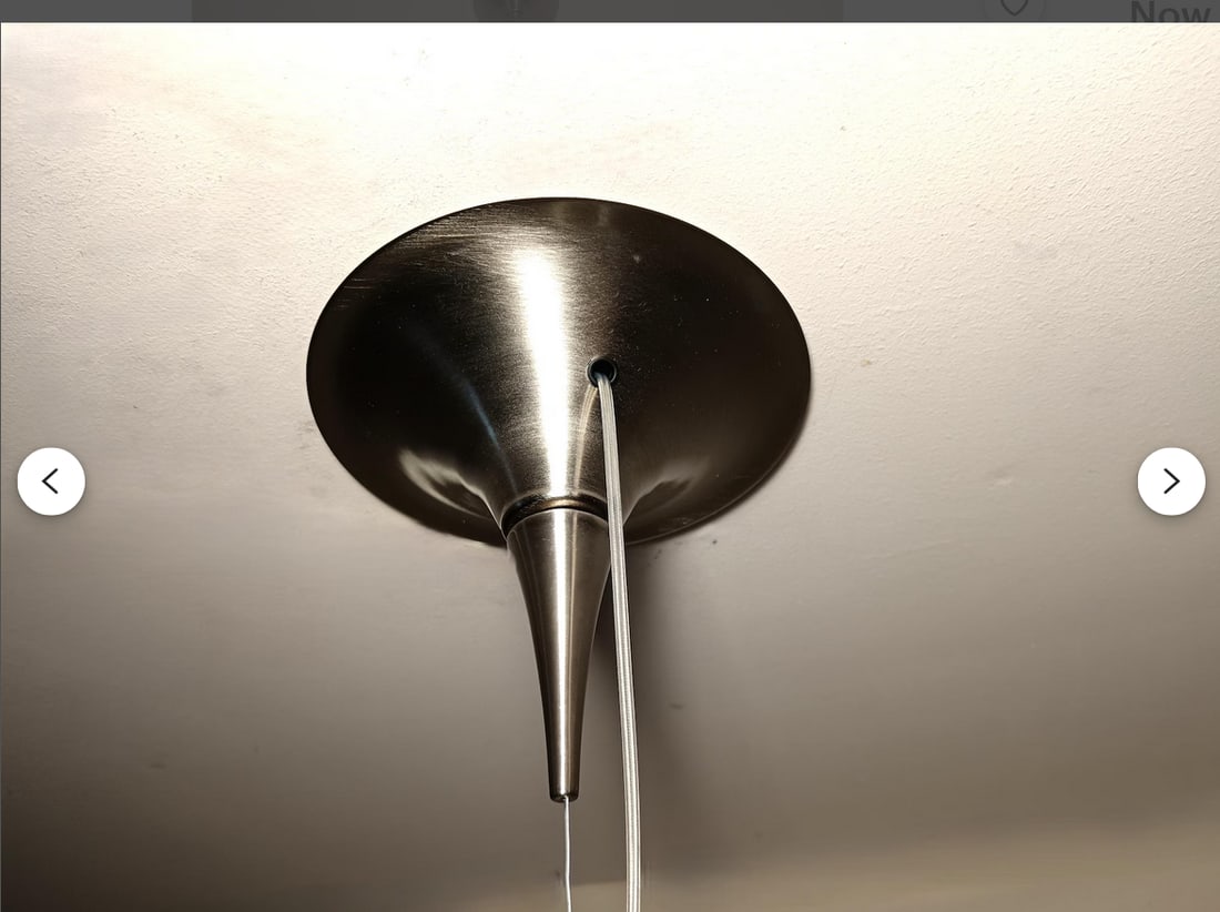 Vintage Pendant Light in Murano, 1990s - 2