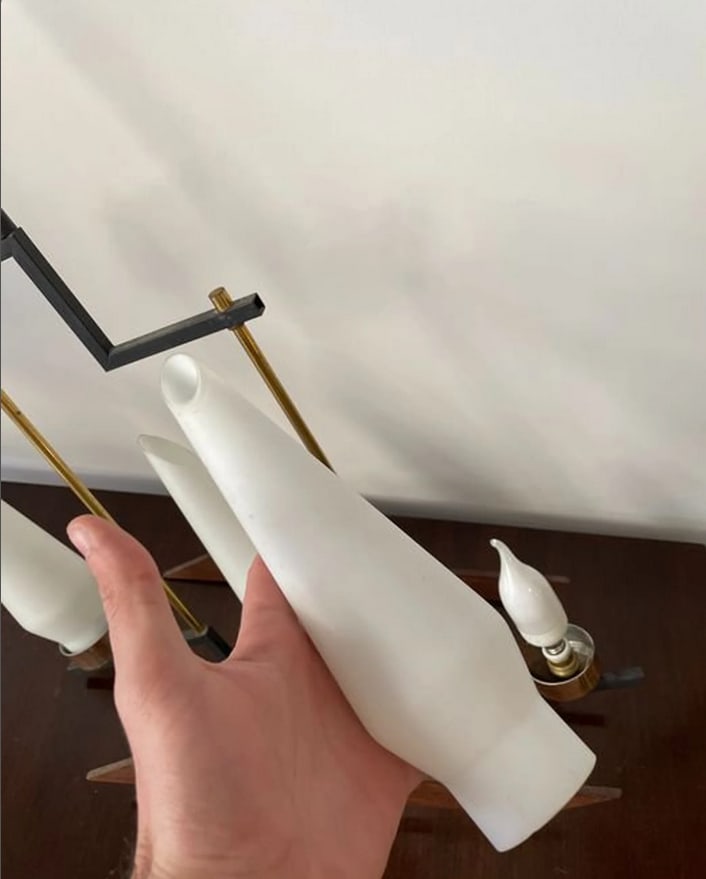 Mid-Century Modern Ceiling Light, 1960s - 7