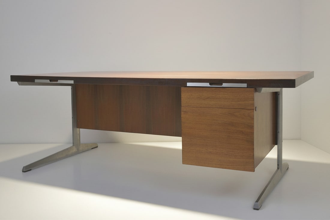 Desk in Rosewood by Marius Byrialsen, 1960s - 5