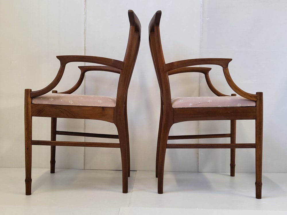 Set of Scandinavian Teak Armchairs, 1960s - 2