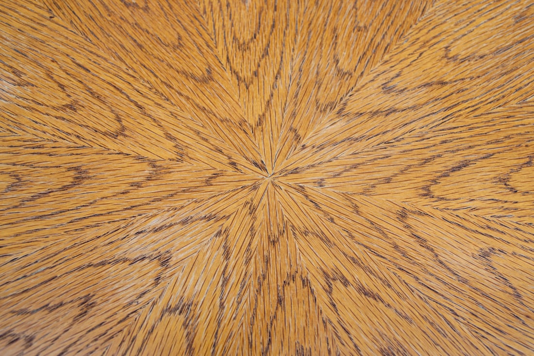 Structure in Worked Brass and Wooden Top, 1970 - 3