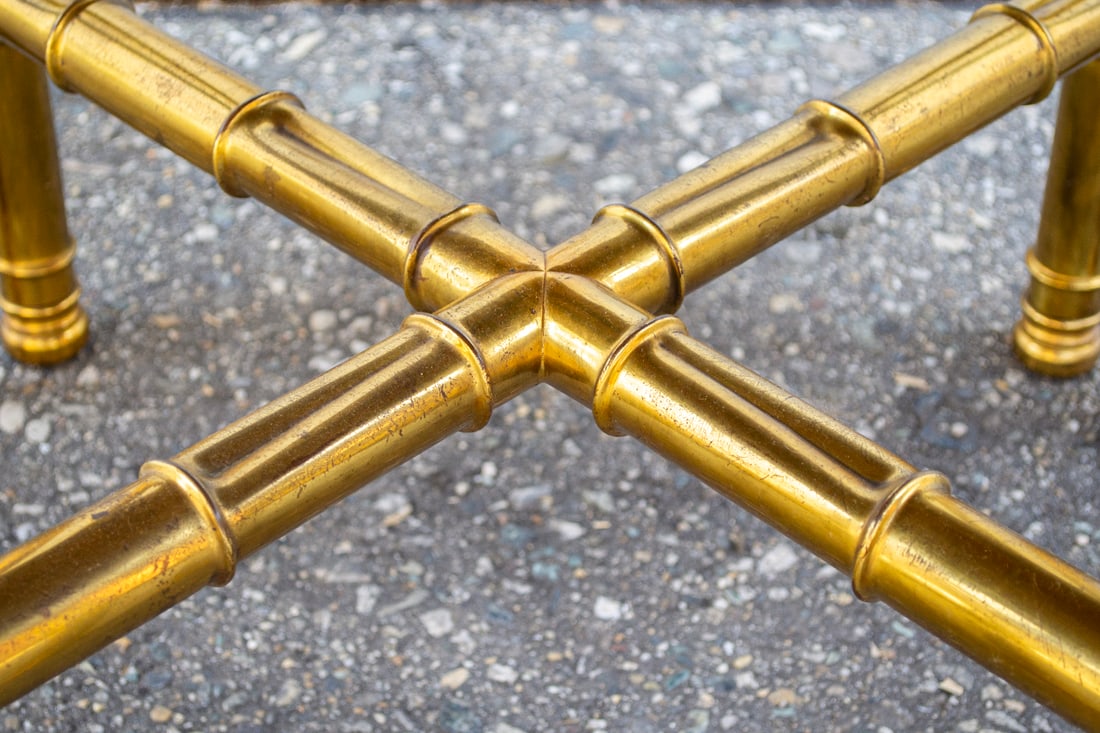 Structure in Worked Brass and Wooden Top, 1970 - 4