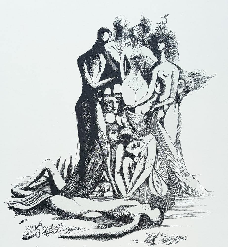 Mac Zimmermann, Composition, 1966, Lithograph - 3