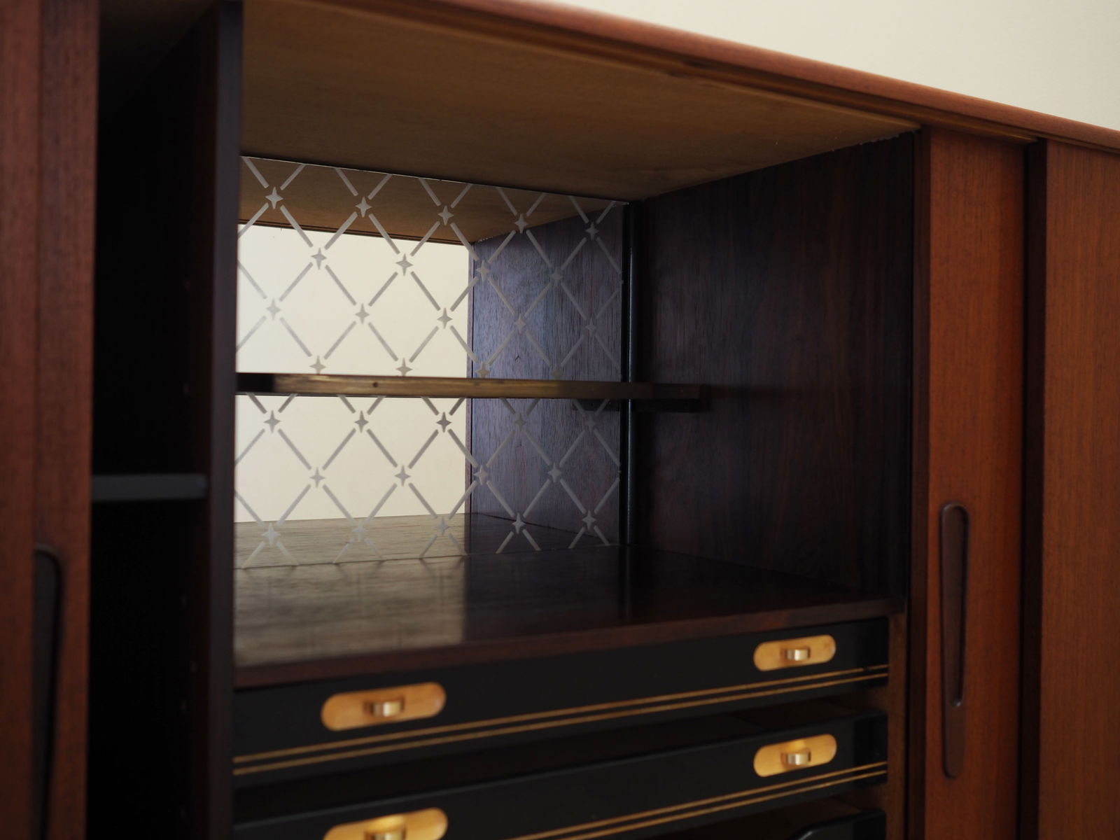 Vintage Danish Teak Highboard, 1960s - 8