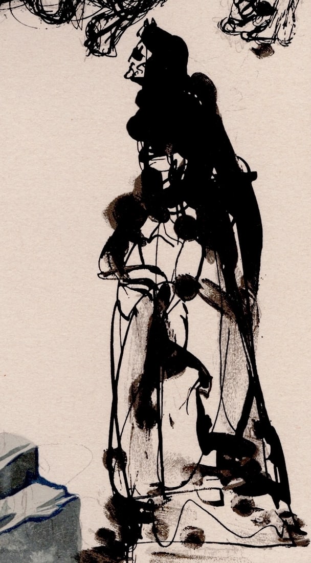 Salvador Dali, Cerberus, 1964, Original Woodcut - 11