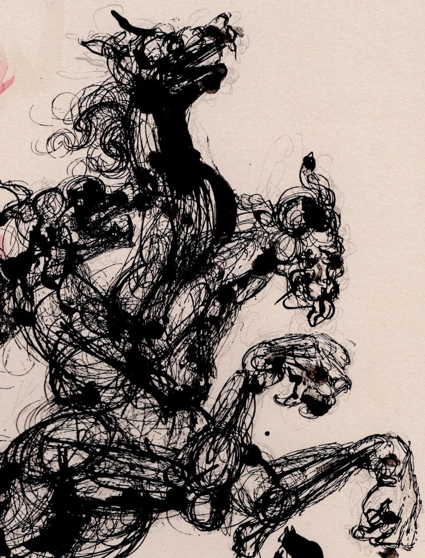 Salvador Dali, Cerberus, 1964, Original Woodcut - 7