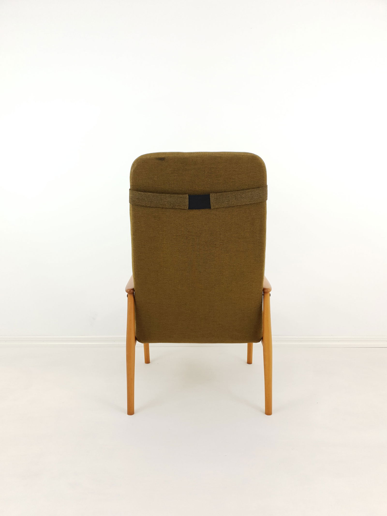 Vintage Scandinavian Beech Armchair, 1970s - 8