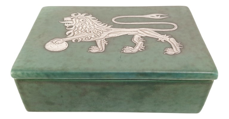 Lidded Argenta Box by Wilhelm Kåge for Gustavsberg (1 of 10)