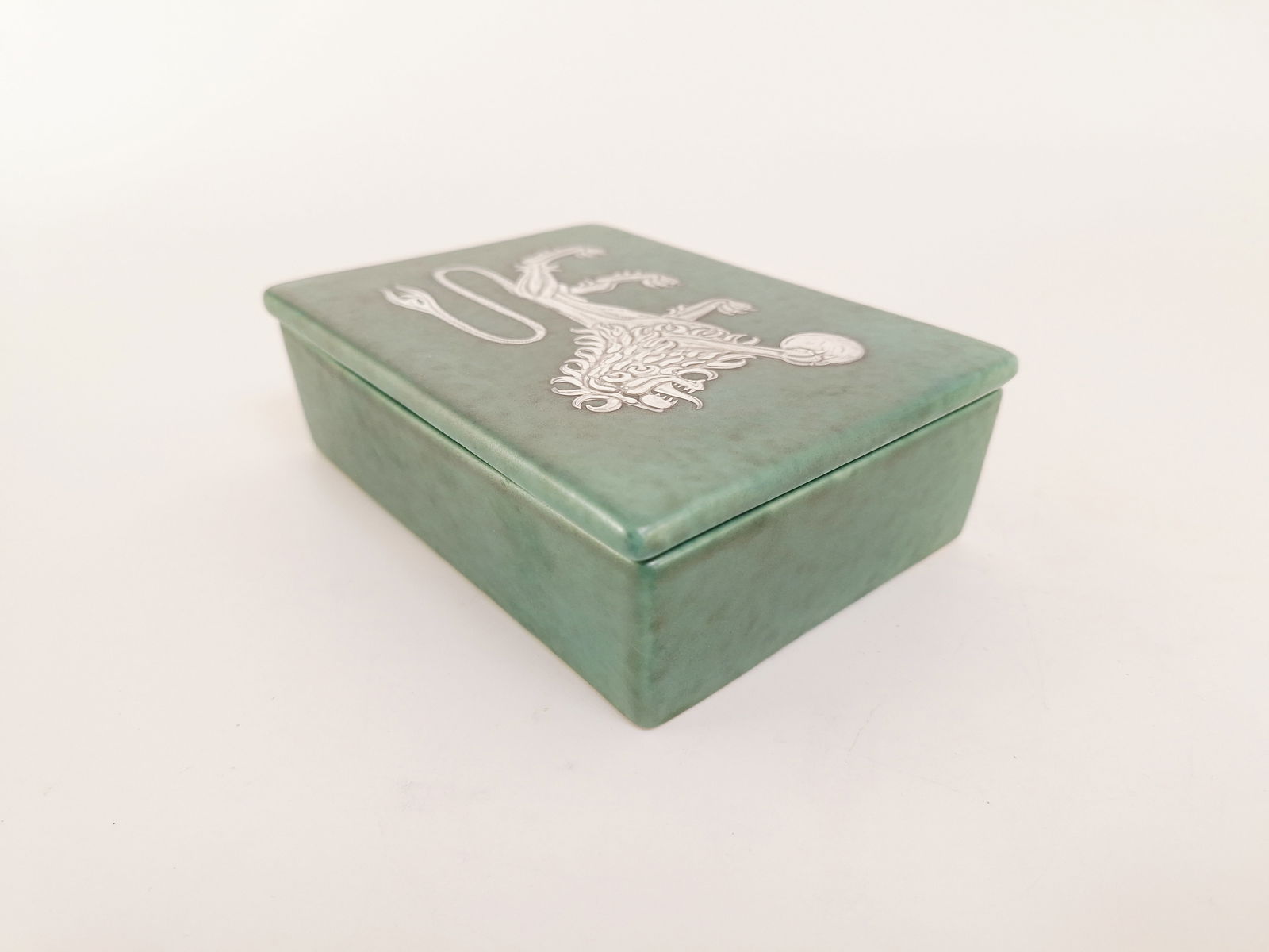 Lidded Argenta Box by Wilhelm Kåge for Gustavsberg - 6