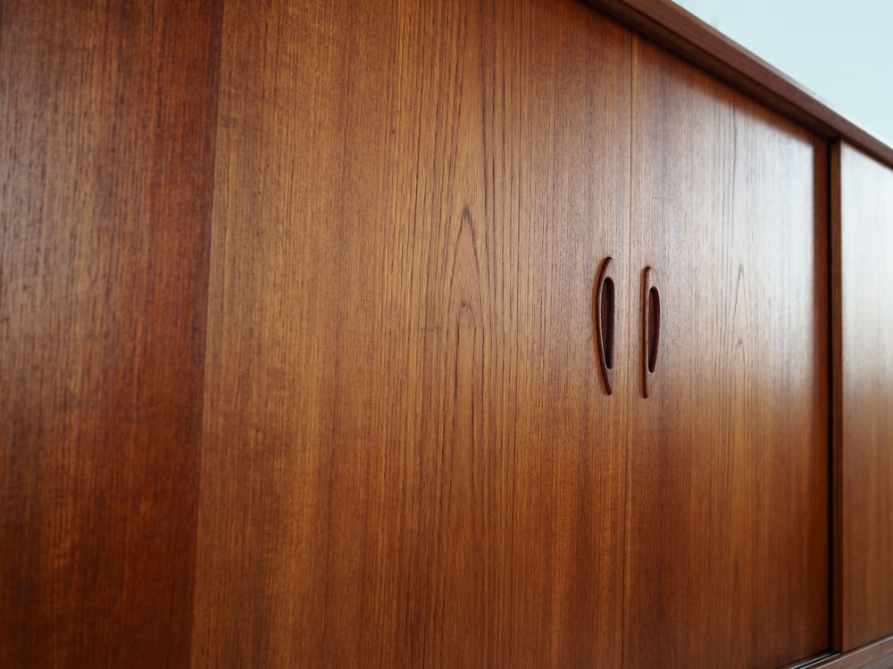 Danish Teak Highboard, 1970s - 12