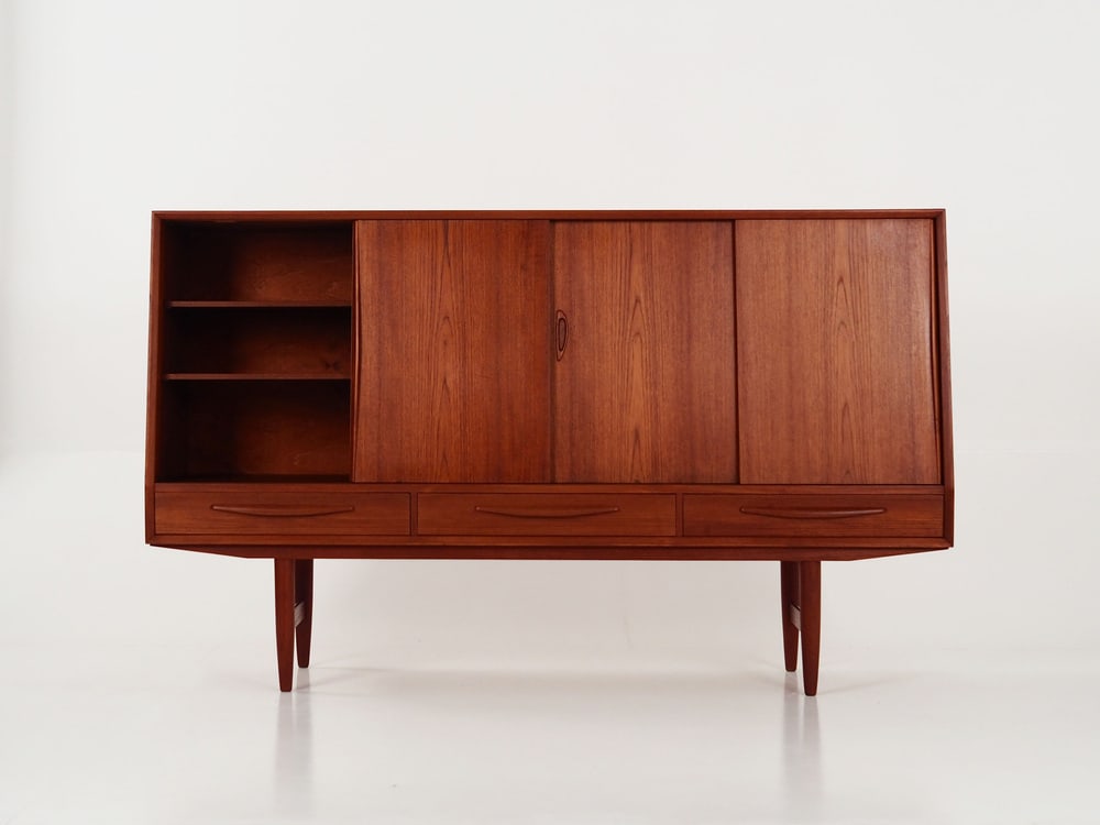 Danish Teak Highboard, 1970s - 3