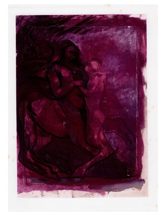 Auguste Rodin, Centaur and Faun, 1897, Engraving: Auguste Rodin (1840-1917)"Centaure et Faune" (Centaur and Faun)Engraving / heliogravurePlate # 7 from "Le Dessins de Auguste Rodin"Published by Jean Boussod, Manzi, Joyant & Cie.for Maison GoupilY