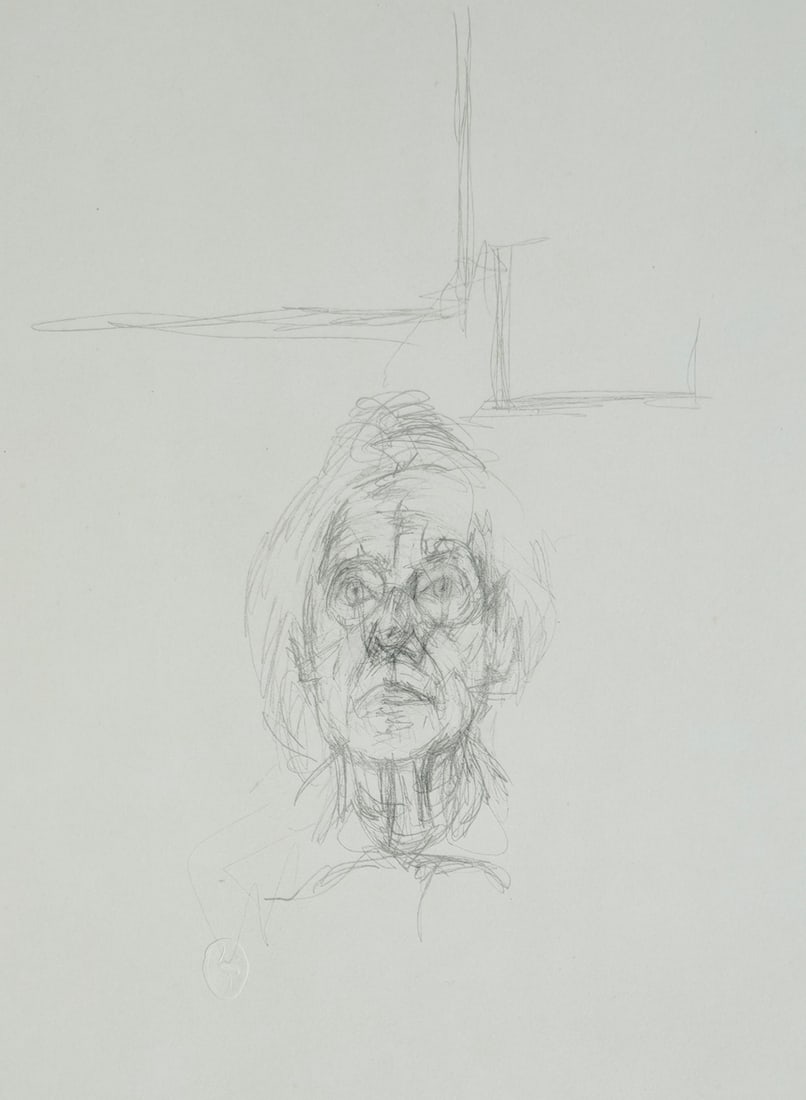 A. Giacometti, Portrait of the Mother, 1963, Paper - 6