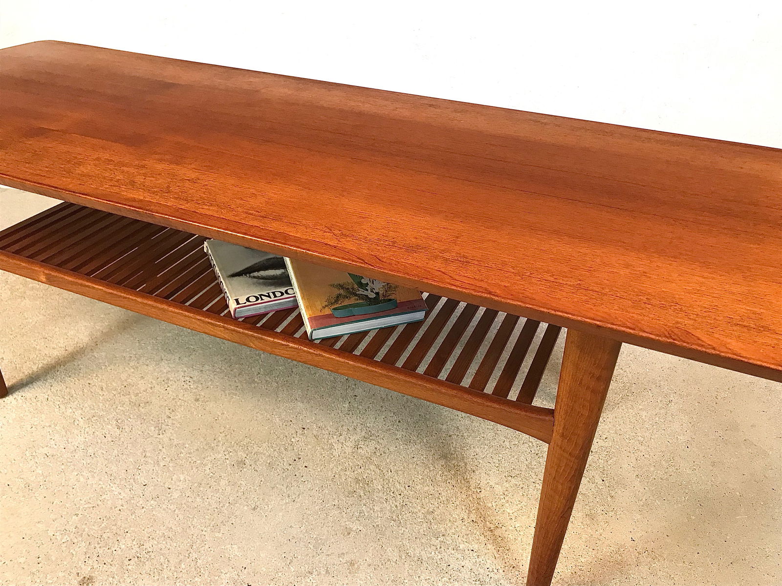 Large Mid-Century Danish Teak Coffee Table, 1960s - 14