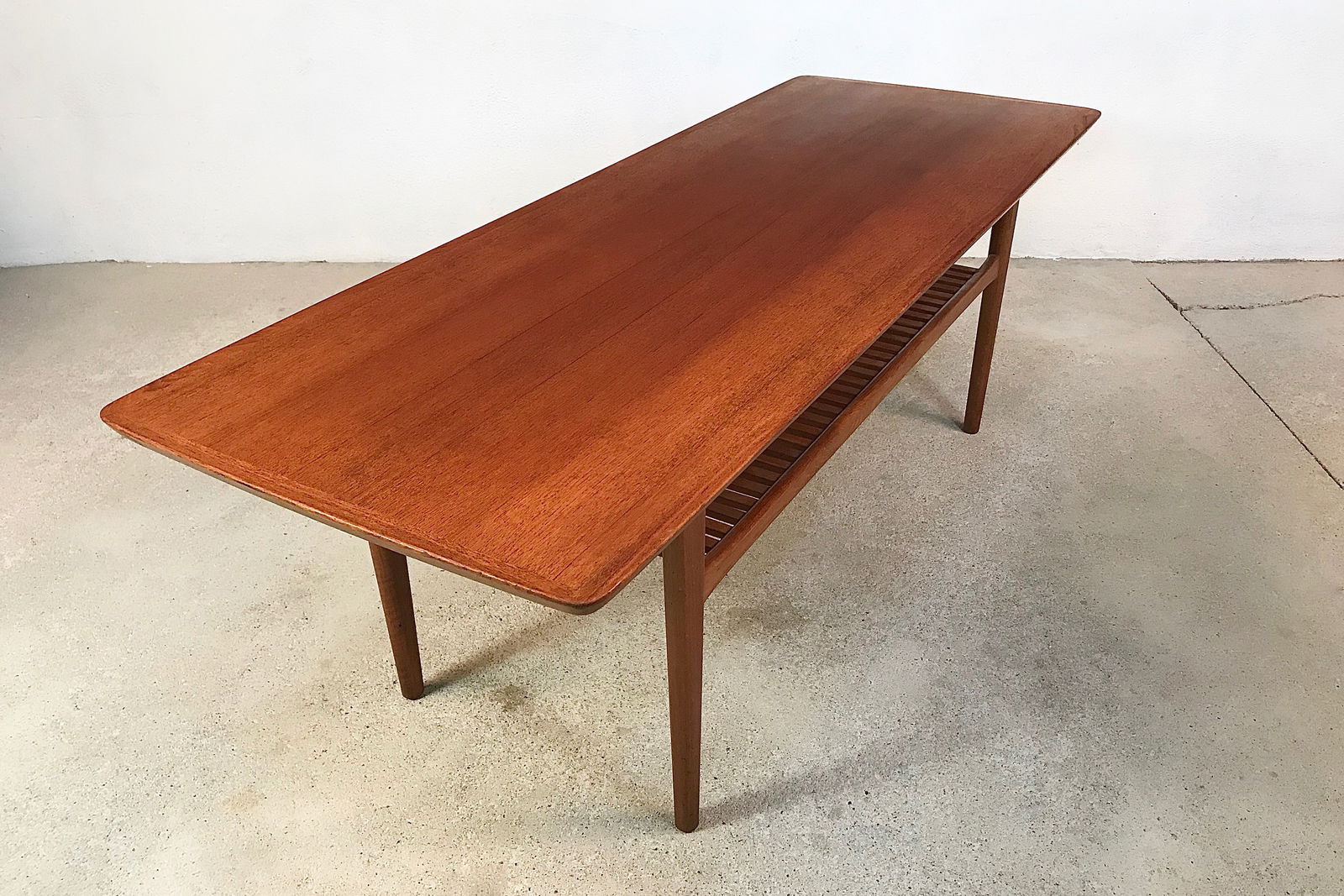 Large Mid-Century Danish Teak Coffee Table, 1960s - 4