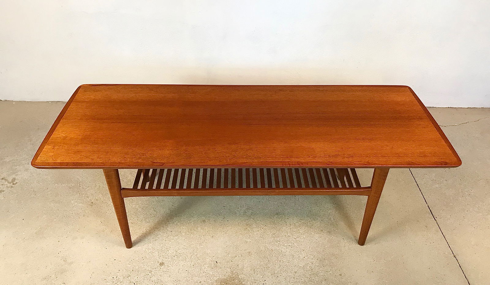 Large Mid-Century Danish Teak Coffee Table, 1960s - 9