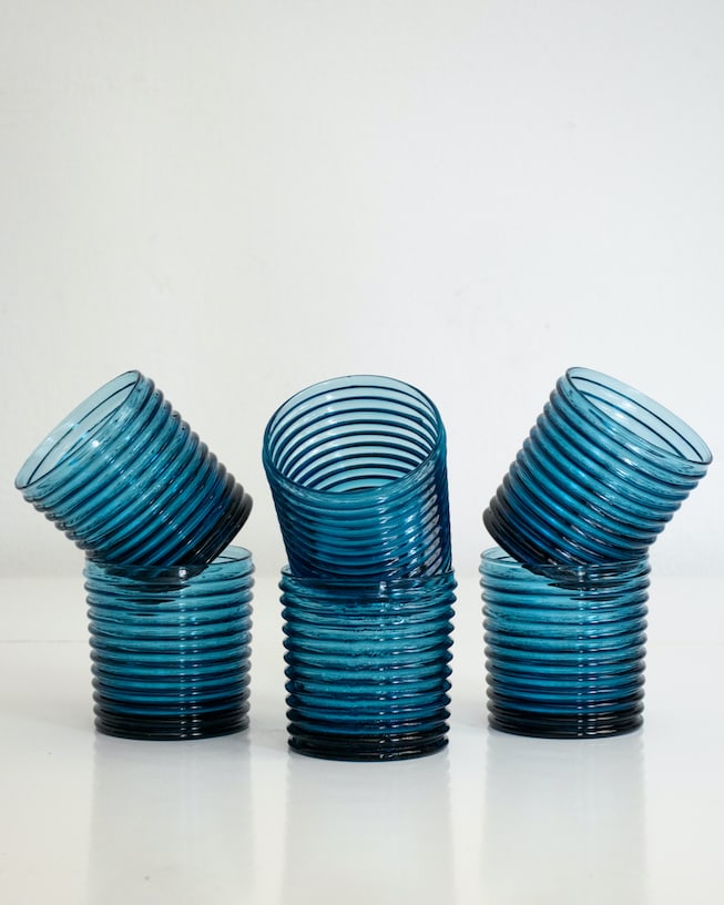 Drinking Glasses by Mariana Iskra, Set of 6 - 12